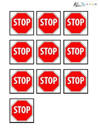 Stop Sign Pecs 1 Pages Printable Signs Free Autism Education Free Printable Worksheets
