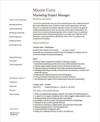 Marketing Resume Examples 47 Free Word Pdf Documents Download Free Premium Templates