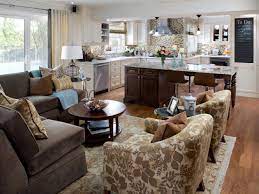 To keep passersby out of the way, the owners divided the kitchen with two this former family room was transformed into an open kitchen with a comfortable seating area. Open Kitchen Design Pictures Ideas Tips From Hgtv Hgtv