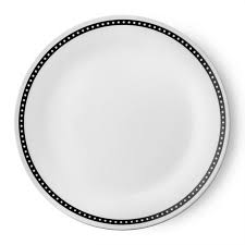 Black And White Dinner Plates Livingware Ribbon 10 25 Plate Black White Plates