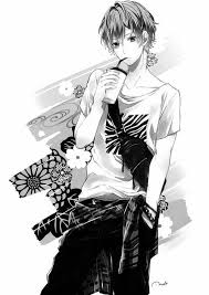 Black And White Anime Boy Cute Pin On Black And White Anime