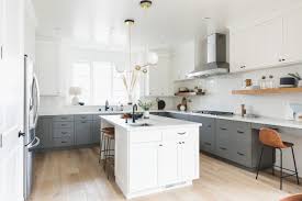 Our exclusive grey sparkle solid laminate worktop premium sample has a 12mm slimline black profile for an extra contemporary aesthetic. 75 Beautiful Open Concept Kitchen With Gray Cabinets Pictures Ideas July 2021 Houzz