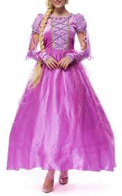 Dopo due anni di elsa, che qui ha avuto un successone con il suo lungo mantello con i fiocchi di neve glitterati quest'anno la scelta di sofia è rapunzel. Rapunzel Vestito Carnevale Donna Dress Up Tangled Woman Costume Rapuw01 Ebay