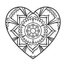 It's up to you to choose the most appropriate colors. Doodle Heart Mandala Coloring Page Free Printable Coloring Pages For Kids