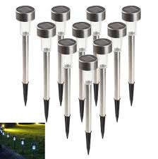 Gunes Enerjili Solar Bahce Aydinlatma Metal 10 Adet Fiyati 129 99 Tl