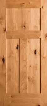 Knotty Alder 3 Panel Craftsman Shaker Krosswood Alder Doors Profile Prehung Interior Doors Craftsman Interior Doors Wood Doors Interior