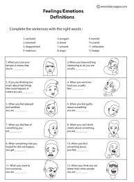 Feelings Worksheets For Kids Bing Images Emotions Activities Teaching Social Skills Feelings Activities