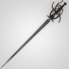 3d Model Of Medieval Gothic Rapier Sword Rapier Sword Sword Medieval Gothic