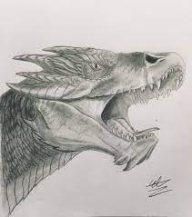 Roaring Dragon Mystical Creatures Drawings Dragon Pictures Creature Drawings