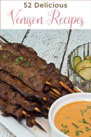52 Venison Recipes To Try Venison Recipes Venison Burgers Deer Recipes