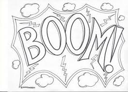 Comic Book Superhero Sound Effect Coloring Pages Set 2 By Noodlzart Superhero Coloring Pages Love Coloring Pages Coloring Pages