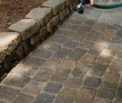 Apply polymeric sand over the pavers. Filling Joints In Pavers Using Sakrete Paver Set Sakrete
