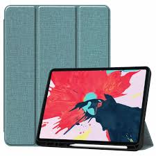 Allytech New Ipad Pro 12 9 Inch 2020 Case 4th Generation Ultra Slim Build In Pencil Holder Tpu Back Smart Trifold Stand Protective Cover Auto Wake Sleep Suppo Ipad Pro 12 Ipad Pro Ipad