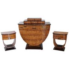 Check out our art deco bedroom furniture selection for the very best in unique or custom, handmade pieces from our did you scroll all this way to get facts about art deco bedroom furniture? 20th Century Italian Design Art Deco Inlaid Briarwood Bedroom Set By Carpanelli For Sale At 1stdibs