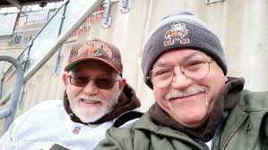 Meeting Oriole hall of famers at a park