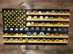 Ultimate us flag challenge coin holder diythis video outlines the process of building a us flag challenge coin holder using plywood, whitewood, and poplar. Handmade American Rustic Wooden Flags Veteran Made Woodworks