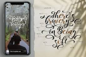 Our this instagram fonts generator website is mobile friendly and its light weight so you can use in any android or ios devices. Kitahara Script Free Fonts Script Handwritten Pixelify Net