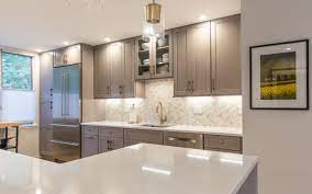 Grey Shaker Cabinetry Kitchen Cabinet Design Kitchen And Bath Design Kitchen Remodel