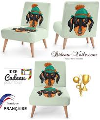 Fauteuil D Appoint Velours Non Feu Motif Animal Chien Toutou Dog Fauteuil Appoint Ignifuge Petit Tissu Tapis Fauteuil D Appoint Tapisserie Fauteuil Tapisserie