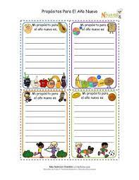 Tarjetas Para Ninos De Propositos Para El Ano Nuevo