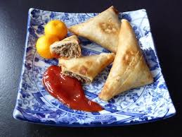 Samosa Mit Hackfleisch Samosa Samosa Rezept Rezepte