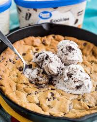 Hot cookie dough with ice cream recipe. Quick And Easy Chocolate Chip Skillet Cookie Love From The Oven