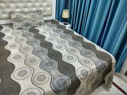 The highlight of this drapery is the fine jacuqard pattern covering the front panels. Burgundy And Purple Floral Print Printed 100 Cotton Bajaj Casement Double Bed Sheet Set Size 225 250 Cm Rs 360 Piece Id 18386798533