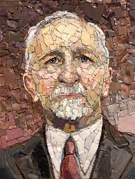 School Of Spilembergo Portrait Quilts Mosaic Art Glass Art Projects