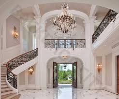 Mansion Stair Backdrop Staircase Design Mediterranean Homes Foyer Design