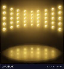 Stage Yellow Lights Abstract Sparkling Background Vector Image On Vectorstock Light Display Wallpaper Space Abstract