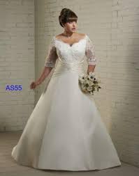 As55 Plus Size Wedding Dresses With Sleeves Plus Size Wedding Dresses With Sleeves Half Sleeve Wedding Dress Long Sleeve Ball Gown Wedding Dress