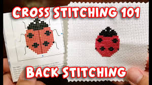 Stitch on your favourite fabric. Learn How Cross Stitching 101 The Second Color Youtube