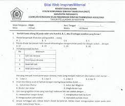 Soal ulangan madrasah diniyah kelas 3 semester 1. Download Soal Ukk Madrasah Diniyah Takmiliyah Awaliyah Mdta Mapel Fiqih Kelas 2 Tahun 2018 2019 M Bilal Web Inspirasimilenial