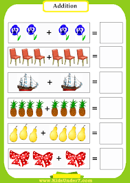 Preschool Math Addition Worksheets Introduce Preschoolers To Math Using Pictu Preschool Math Worksheets Math Addition Worksheets Kindergarten Math Worksheets