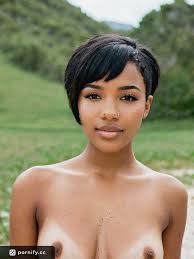 Teen petite horny black haired petite girl with round boobs and hazel eyes,  straddling, outdoor background, cumshot, 70-200mm lense, triangle pussy hair  cut, makeup, short haircut and horny expression | Pornify –
