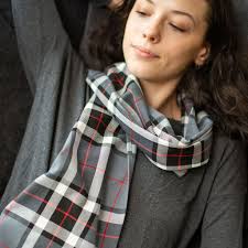 Spring Weight Premium Wool Tartan Scarf