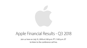Apple stock rose over 4% at one point in extended trading. Apple To Reveal Q3 2018 Earnings On July 31 Appleinsider