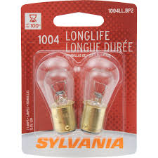 Sylvania 1004 Long Life Miniature Bulb Contains 2 Bulbs