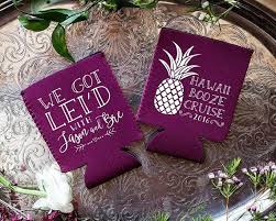 Hawaii Weddings Neoprene Pineapple Wedding Gift Hawaiian Etsy Pineapple Wedding Custom Favor Hawaiian Wedding