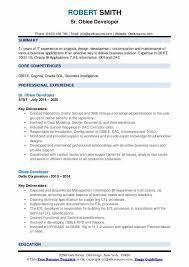 obiee developer resume samples qwikresume