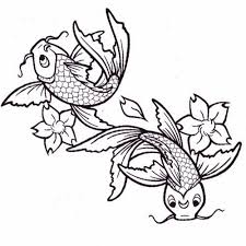 Black And White Stencil Koi Fish Design Tattoos Book Free Printable Tattoo Stencils Animals Tattoo Stencils Koi Fish Tattoo Tattoo Stencil Outline