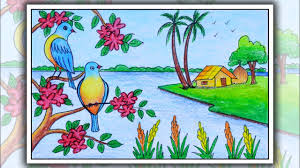 How To Draw Scenery Of Spring Season Step By Step Village Scenery Drawing For Beginners Youtube I create video content how to create painting and drawing with various mediums with various themes. how to draw scenery of spring season step by step village scenery drawing for beginners