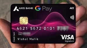 Enter your credit card number 3. Axis Bank Joins With Google Pay And Visa To Launch Ace Credit Card Passionate In Marketing