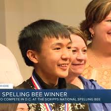 Kiwanis Spelling Bee Winner will compete in Washington for the second time