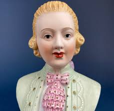 White Porcelain Girl and Boy Busts. Victorian Children Statues for Office  or Library. Napcoware. Gift for Reader or Librarian. Cottagecore.