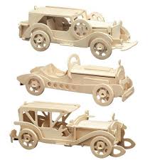 Oftmals wird im zusammenhang mit der frage ab wann ist ein auto ein oldtimer? auch über youngtimer gesprochen. Oldtimer Autos 3er Set Holz Steckbausatze Bastelsets Kinder Ab 8 Jahren Kaufen Matches21