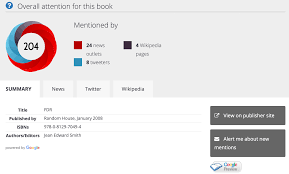 I decided to use the google books api due to its cost (free!) and extensive documentation. Tracking Google Books Altmetric