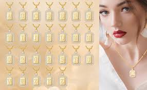 Amazon.com: Poekio Gold Initial Necklaces for Women, Letter Necklace for  Her Birthday Yellow Gold Initial Pendant Necklace with Rope Chain, Women  Jewelry Gifts for Her Wife Girlfriend(Gold-S) : Clothing, Shoes & Jewelry