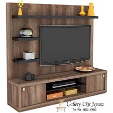 Meja televisi di bawah ini memiliki. Rak Tv Kayu Jati Minimalis Murah Ini Selain Bisa Sebagai Dudukan Tv Juga Bisa Sebagai Pembatas Ru Wall Tv Unit Design Living Room Tv Unit Designs Tv Unit Decor