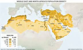 Population density is calculated as population divided by total land area. 5 Maps Of The Middle East And North Africa That Explain This Region Mauldin Economics